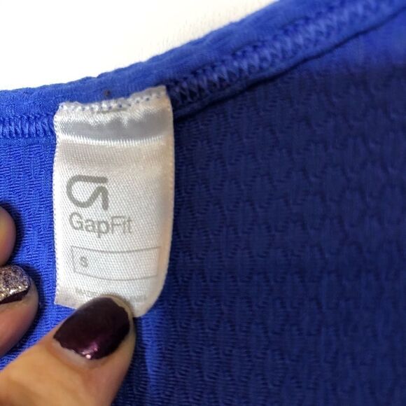 GAP fit run mesh tank top deep blue - Picture 4 of 9